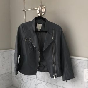 Joie lamb leather moto jacket